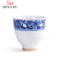 Originalität Blau und Weiß Porzellan Kung Fu Teetasse Keramik Klein