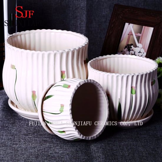 Großzügiger Pflanzer Modern Ceramic Flowerpot