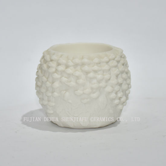 4 Design Keramik Tannenzapfen Form Serie / Kerzenhalter