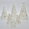 Weißer Keramik-Weihnachtsbaum-Kerzenhalter / Weihnachtsgeschenk / Weihnachtsgeschenk