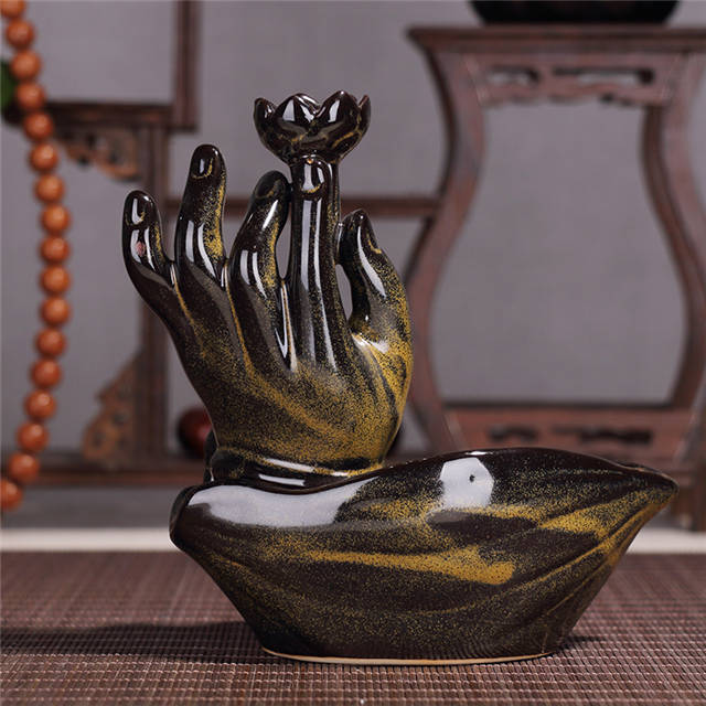 Buddha's Hand Keramik Backflow Weihrauchbrenner