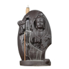 Keramik-Rückfluss-Räuchergefäß Keramik-Guanyin-Wasserfall-Räucherkegelhalter