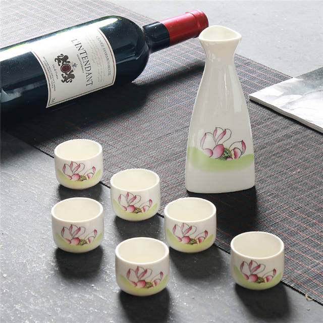 Keramikwein-Wein-Set Porzellanwein-Wein-Weinbecher