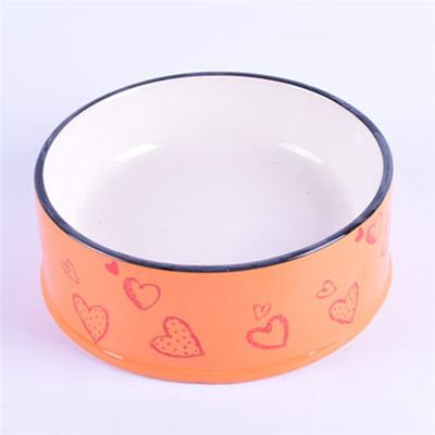 Bella Exclusive Verwenden Sie Pink Ceramic Pet Feeder Ceramic Dog Bowl
