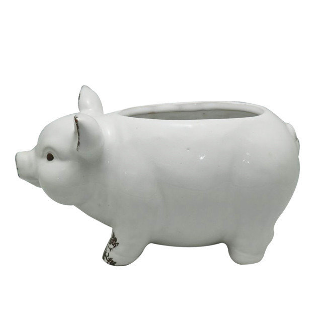 Keramikständer Pig Style Design Keramik Blumentopf