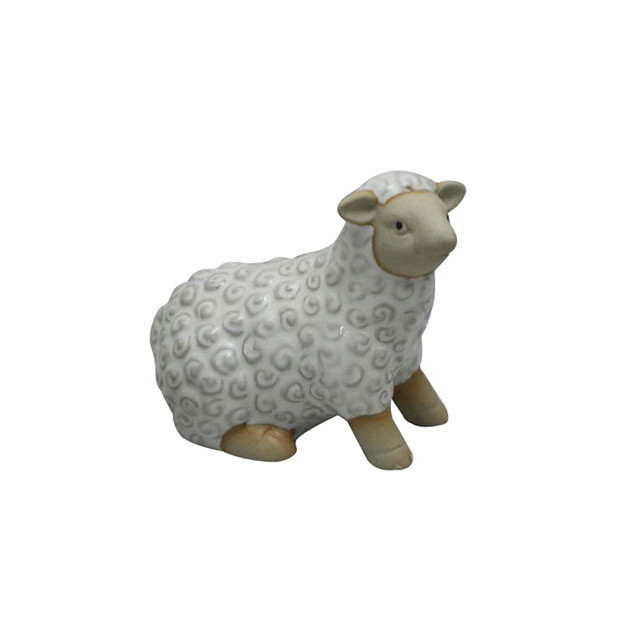 Keramik Farm Schaf Statue Tier Ornamente