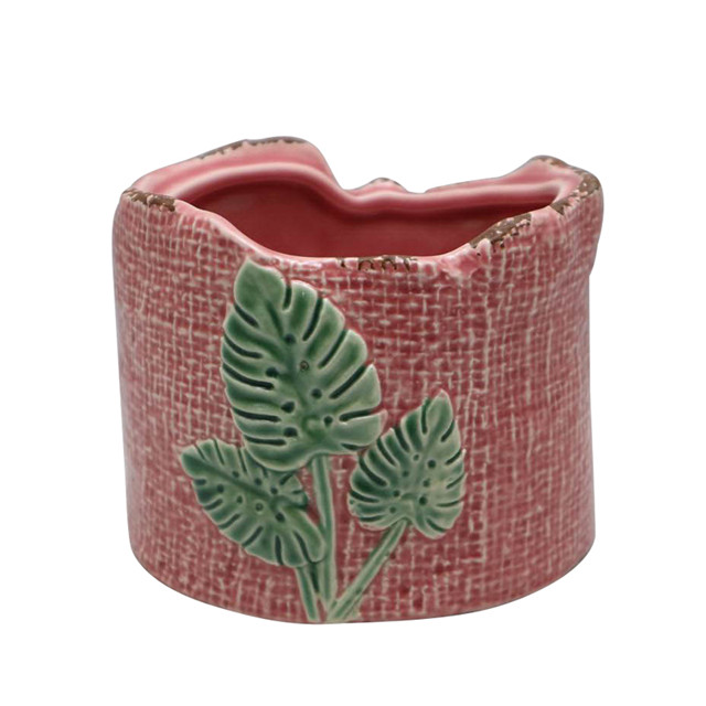 Herzart Keramik Pink Blumentopf