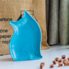 Cat Style Keramikplatte Keramik Pet Feeder Blue Ceramic Dog Bowl