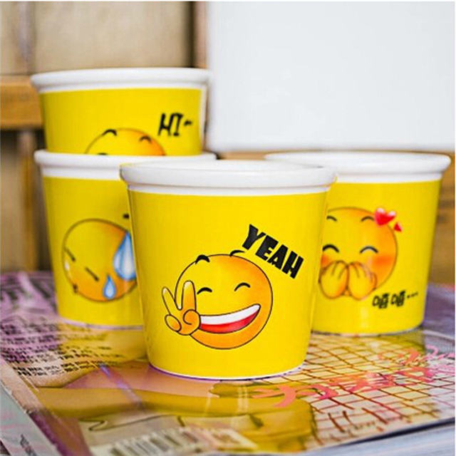 Alle Arten von Ausdrücken Design 3D Keramik Eisbecher