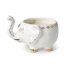 mit Goldmuster Keramik Miniatur Baby Elefant Kerzenbecher