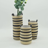Home Furnishing Decoration Tabletop Die neueste kreative Glasur geometrische Figur Lenker Keramik Vase