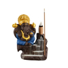 Gold Keramik Ganesha Wasserfall Backflow Weihrauchbrenner